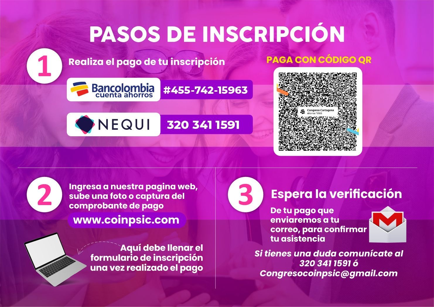 Forma de pago COINPSIC